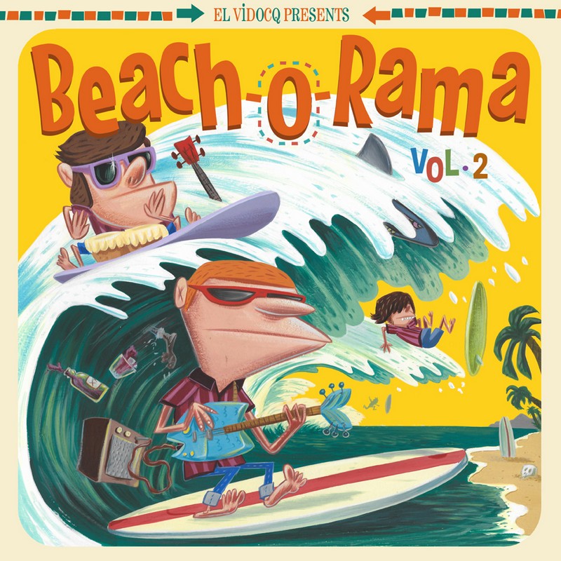 BEACH-O-RAMA vol 2 Platinum records