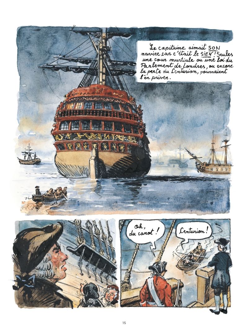 Le Voyage du Commodore Anson — Christian Perrissin & Matthieu Blanchin