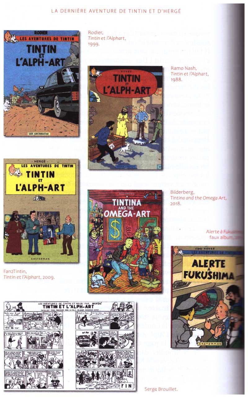 La dernière aventure de Tintin et d’Hergé - L'Alph'art ou l'art de l'inachevé - Nicole Benkemoun