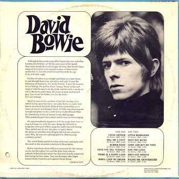 David Bowie David Bowie verso