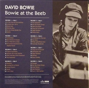 Bowie at the Beeb verso