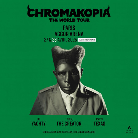 Tyler The Creator Accor Arena affiche