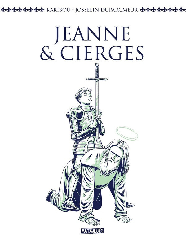 Jeanne et cierges - Karibou et Josselin Duparcmeur 