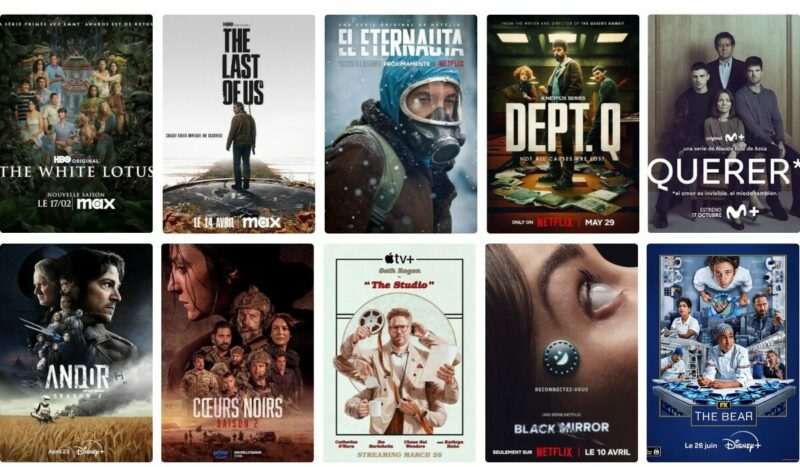 Top séries T2 2025