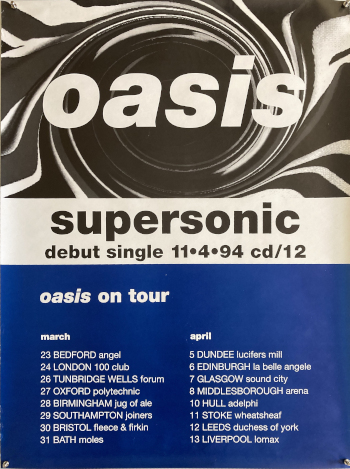 Oasis 1994 tour