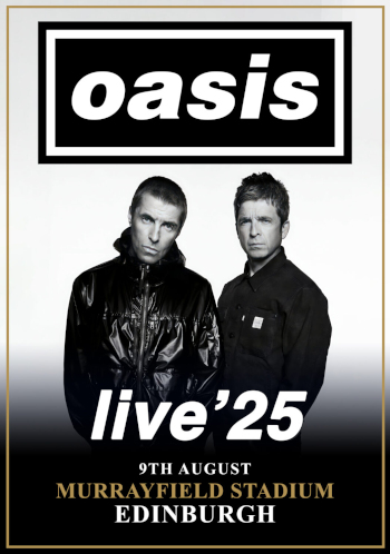 Oasis Edinburgh Poster