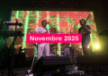 Agenda concerts novembre 2025
