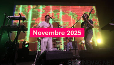 Agenda concerts novembre 2025