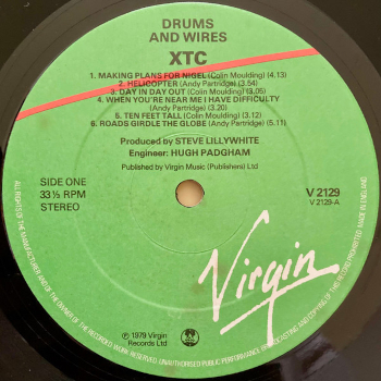 Drums and Wires Face A