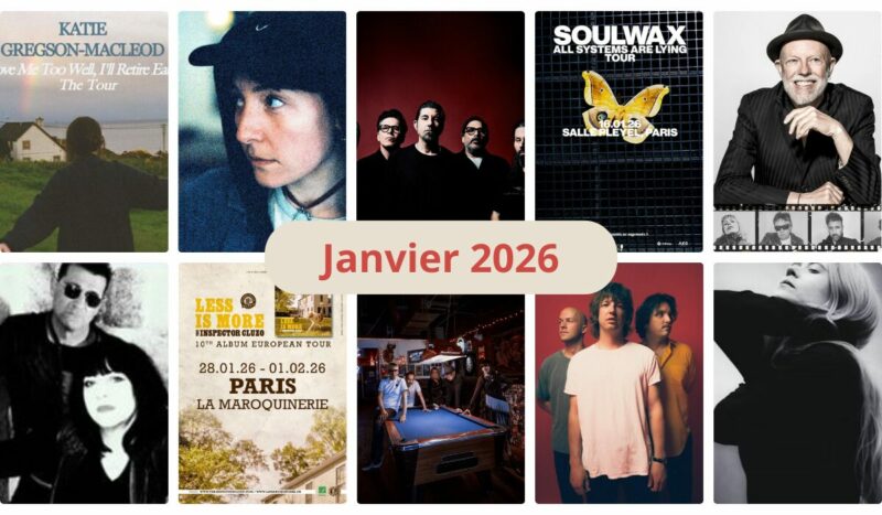 agenda de concerts janvier 2026