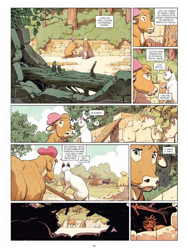 Le Château des animaux, tome 4 : Le Sang du roi – Delep & Dorison