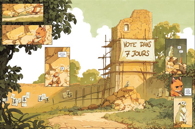 Le Château des animaux, tome 4 : Le Sang du roi – Delep & Dorison