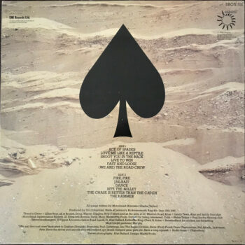 Ace of Spades verso