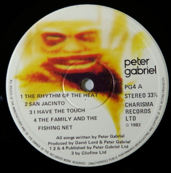 Peter Gabriel 4 Face 1