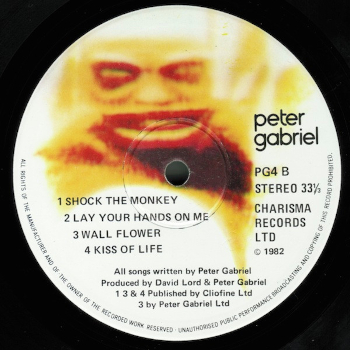 Peter Gabriel 4 Face 2
