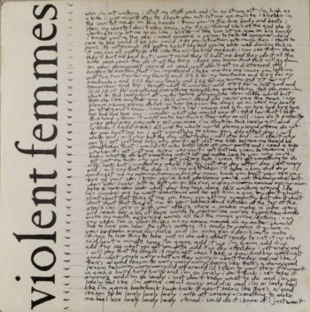 Violent Femmes Inner Sleeve 1