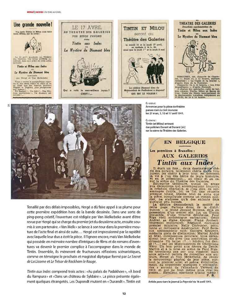 « Hergé-Jacobs, du duo au duel : l’histoire d’une amitié créative » - Éric Verhoest