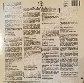 Im Your Man back cover