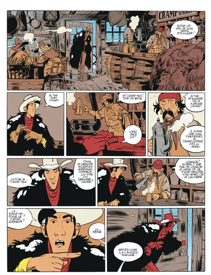 La longue marche de Lucky Luke - Matthieu Bonhomme