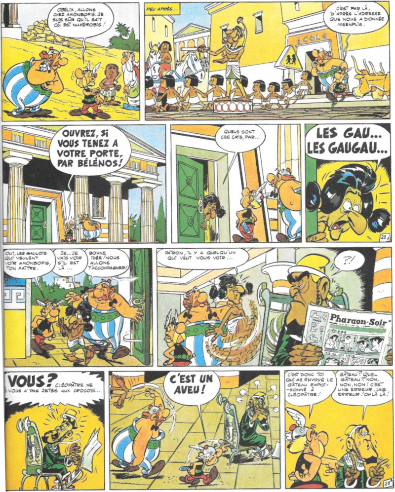 Astérix et Cléopâtre extrait