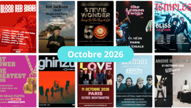 agenda de concerts octobre 26